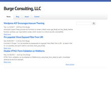 Tablet Screenshot of chrisburge.net